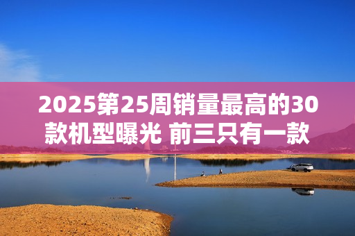2025第25周销量最高的30款机型曝光 前三只有一款国产
