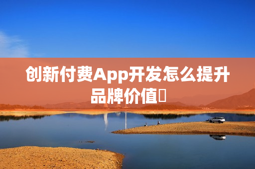 创新付费App开发怎么提升品牌价值‌