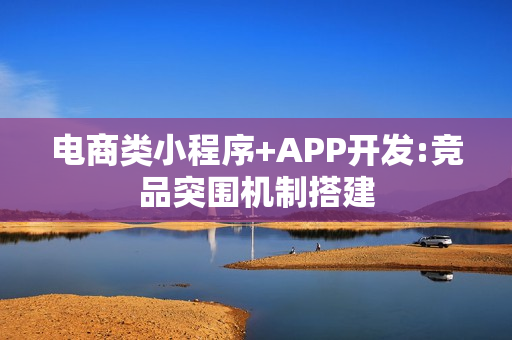 电商类小程序+APP开发:竞品突围机制搭建