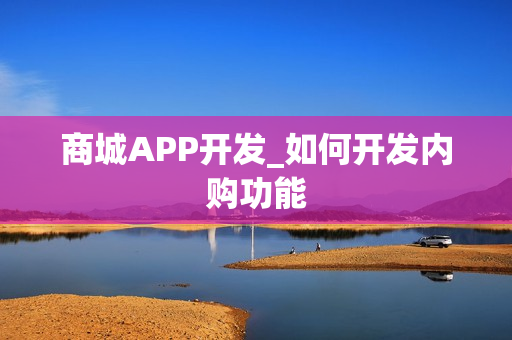商城APP开发_如何开发内购功能