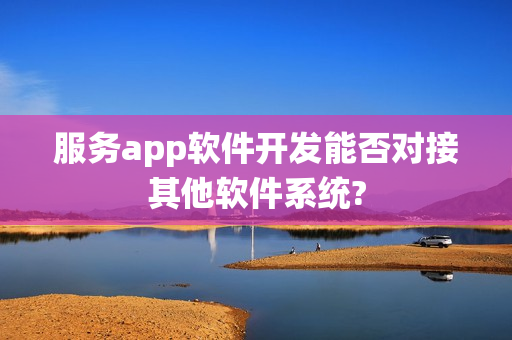 服务app软件开发能否对接其他软件系统?