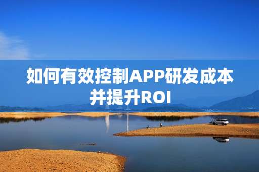 如何有效控制APP研发成本并提升ROI 如何有效控制APP研发成本并提升ROI