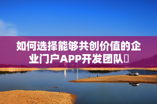 如何选择能够共创价值的企业门户APP开发团队‌