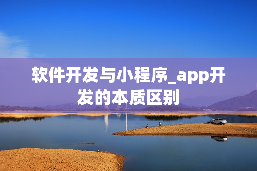 软件开发与小程序_app开发的本质区别 软件开发与小程序_app开发的本质区别