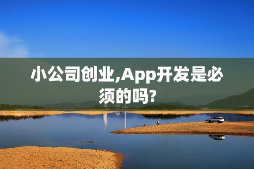 小公司创业,App开发是必须的吗?
