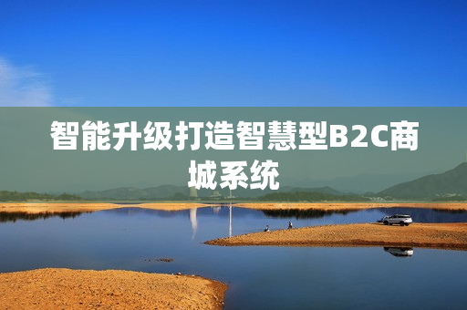 智能升级打造智慧型B2C商城系统