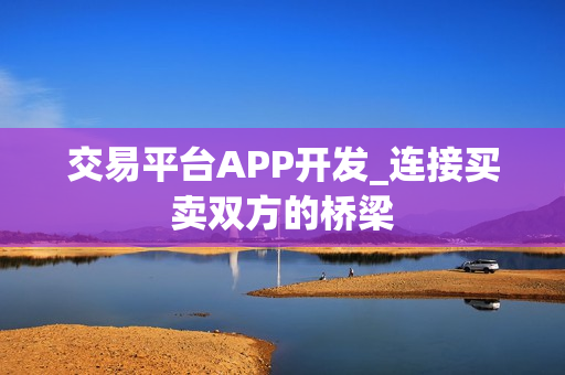 交易平台APP开发_连接买卖双方的桥梁