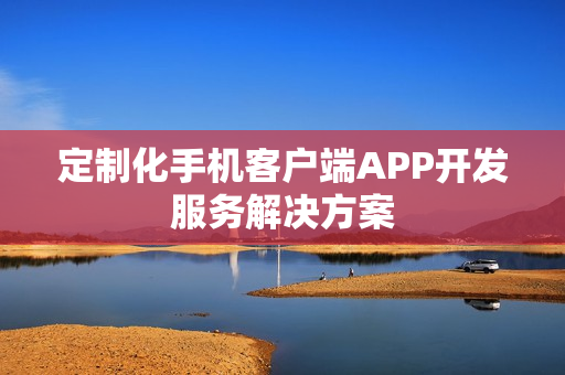 定制化手机客户端APP开发服务解决方案