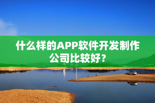 什么样的APP软件开发制作公司比较好? 什么样的APP软件开发制作公司比较好?