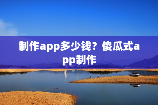 制作app多少钱？傻瓜式app制作