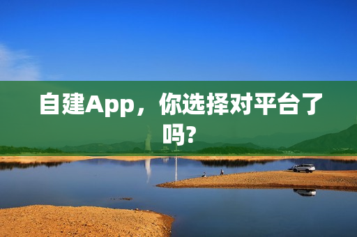 自建App，你选择对平台了吗?