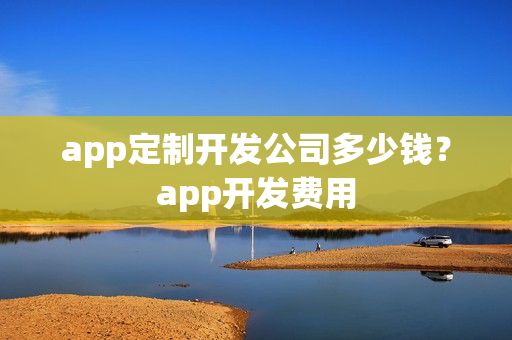 app定制开发公司多少钱?app开发费用 app定制开发公司多少钱?app开发费用