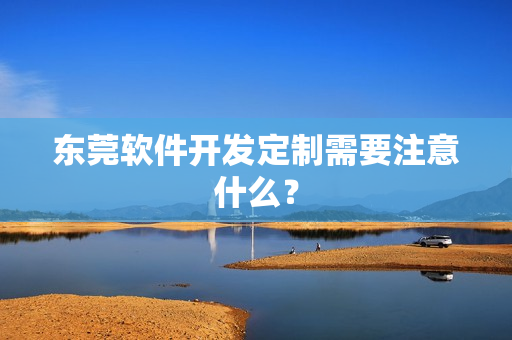 东莞软件开发定制需要注意什么？