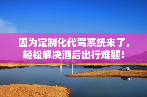 因为定制化代驾系统来了，轻松解决酒后出行难题！