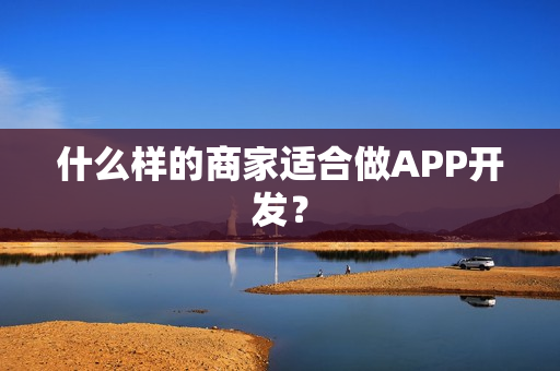 什么样的商家适合做APP开发？