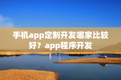 手机app定制开发哪家比较好？app程序开发