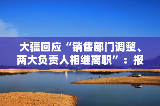 大疆回应“销售部门调整、两大负责人相继离职”：报道不实