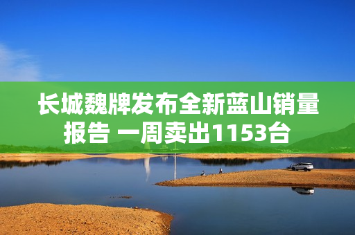 长城魏牌发布全新蓝山销量报告 一周卖出1153台