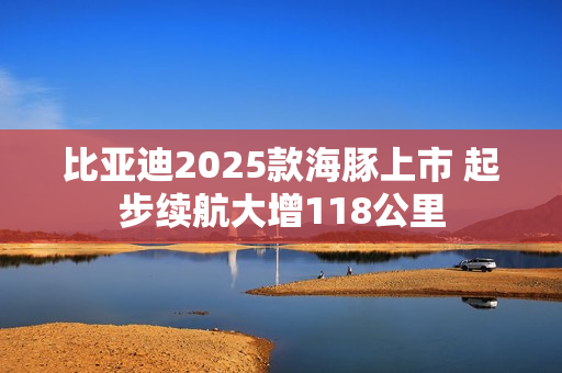 比亚迪2025款海豚上市 起步续航大增118公里