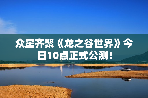 众星齐聚《龙之谷世界》今日10点正式公测！