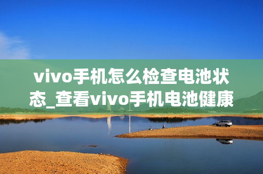 vivo手机怎么检查电池状态_查看vivo手机电池健康度的方法