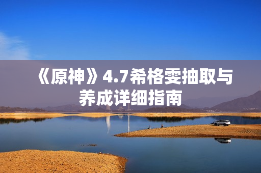 《原神》4.7希格雯抽取与养成详细指南