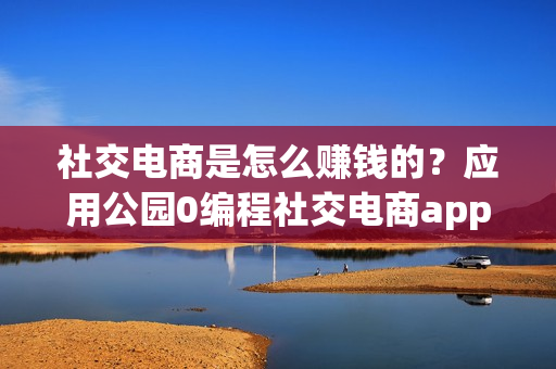 社交电商是怎么赚钱的？应用公园0编程社交电商app开发