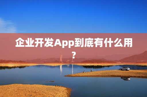 企业开发App到底有什么用?