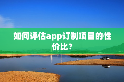 如何评估app订制项目的性价比？