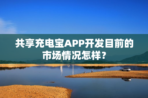 共享充电宝APP开发目前的市场情况怎样？