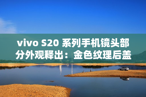vivo S20 系列手机镜头部分外观释出:金色纹理后盖设计、配备环形闪光灯 vivo S20 系列手机镜头部分外观释出:金色纹理后盖设计、配备环形闪光灯
