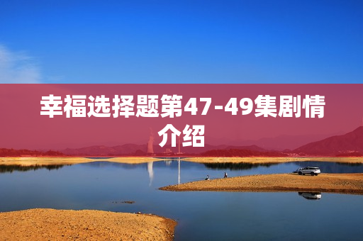 幸福选择题第47-49集剧情介绍