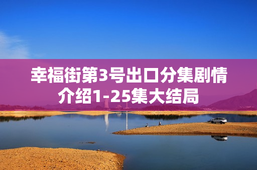 幸福街第3号出口分集剧情介绍1-25集大结局