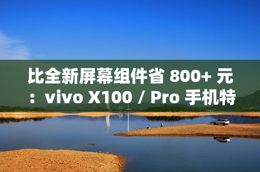 比全新屏幕组件省 800+ 元：vivo X100 / Pro 手机特惠屏上线，619/689 元