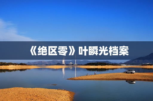 《绝区零》叶瞬光档案