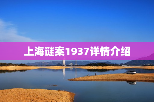 上海谜案1937详情介绍