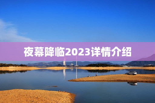 夜幕降临2023详情介绍