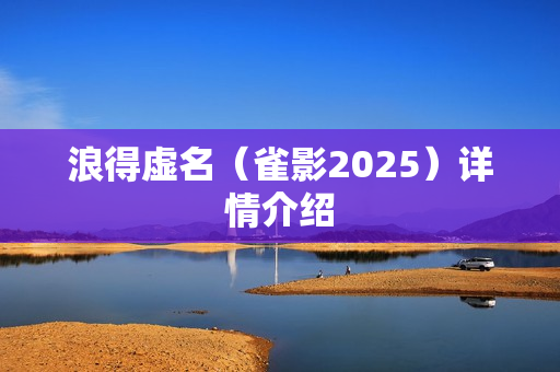 浪得虚名（雀影2025）详情介绍