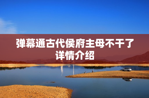 弹幕通古代侯府主母不干了详情介绍