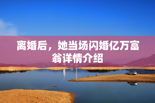 离婚后，她当场闪婚亿万富翁详情介绍