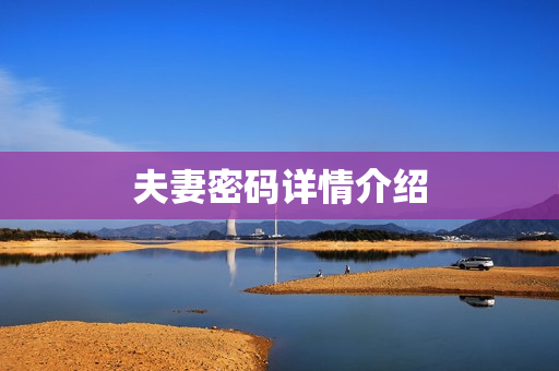 夫妻密码详情介绍