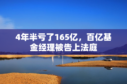 4年半亏了165亿，百亿基金经理被告上法庭