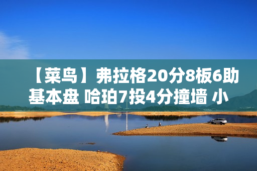 【菜鸟】弗拉格20分8板6助基本盘 哈珀7投4分撞墙 小理查德森20分