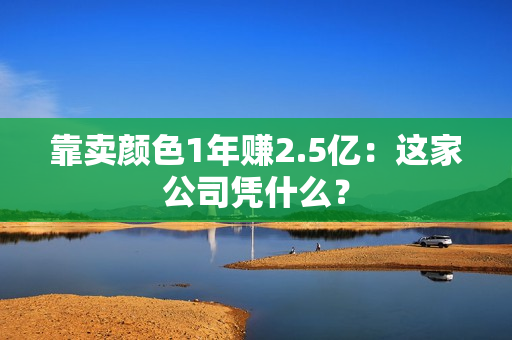 靠卖颜色1年赚2.5亿：这家公司凭什么？