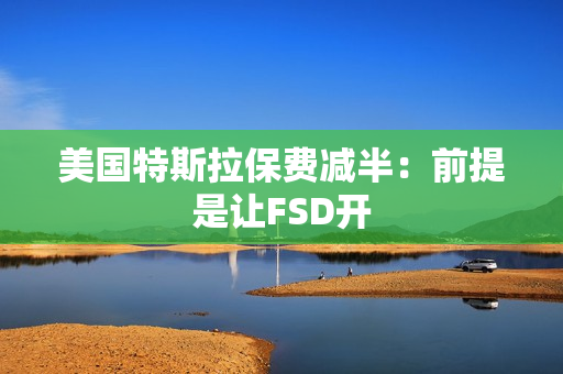 美国特斯拉保费减半：前提是让FSD开