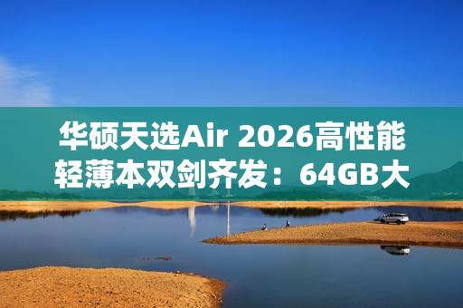华硕天选Air 2026高性能轻薄本双剑齐发：64GB大内存拒绝焦虑！