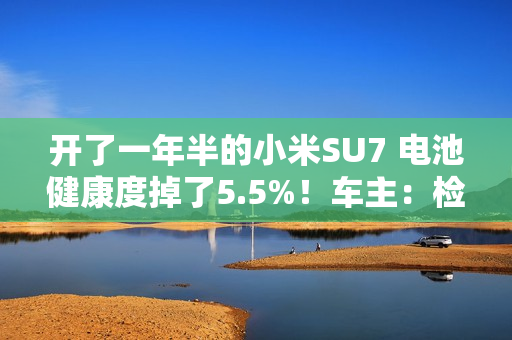 开了一年半的小米SU7 电池健康度掉了5.5%！车主：检测出来我震 惊了