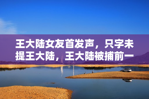 王大陆女友首发声，只字未提王大陆，王大陆被捕前一天两人曾约会