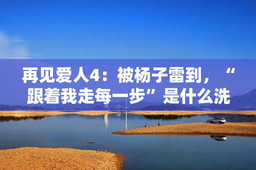再见爱人4：被杨子雷到，“跟着我走每一步”是什么洗脑话术吗？