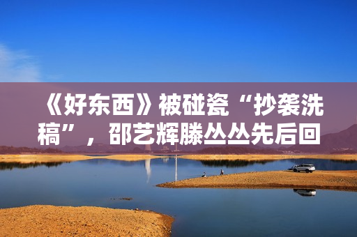 《好东西》被碰瓷“抄袭洗稿”，邵艺辉滕丛丛先后回应